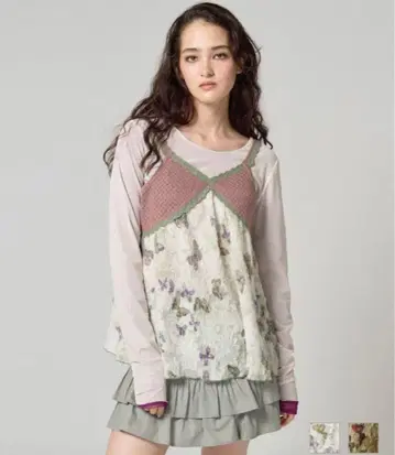 tina:jojun 빈티지 스타일 니트 튜닉