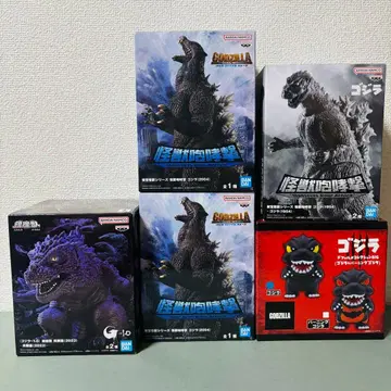 고질라 피규어 5세트