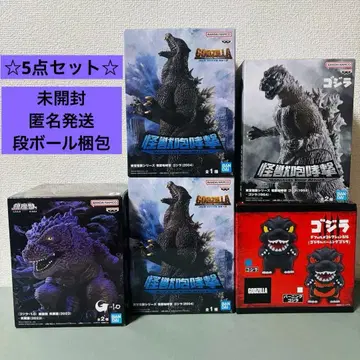 고질라 피규어 5세트