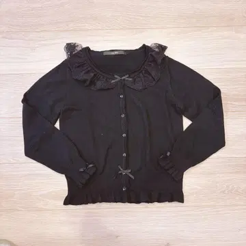 핑크하우스 레이스 가디건 PINK HOUSE 블랙