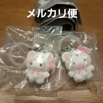 산리오 메지루시 액세서리 포근포근 스노우 마이멜로디 헬로키티