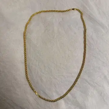 골드 트위스트 체인 목걸이 2개