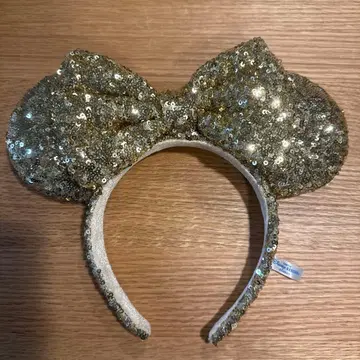 디즈니 40주년 한정판 머리띠 스팽글 금