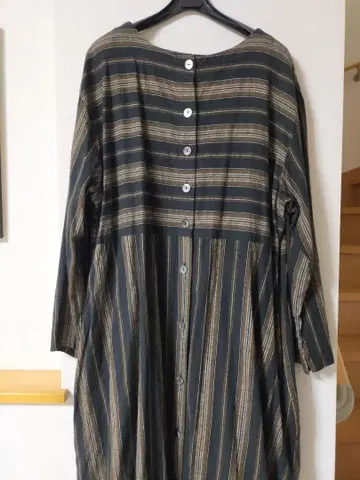 +2 원피스 면린넨 일본제 앞뒤 착용 블랙 브라운 베이지