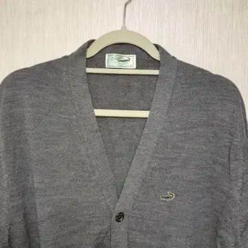 크로커다일 스테디셀러 10게이지 니트 가디건 그레이 사이즈 LL