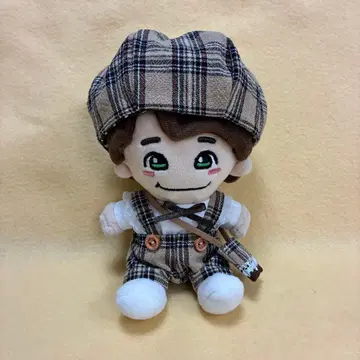 꼬마 인형 옷 인형 옷 브라운 계열 체크 나니와단시