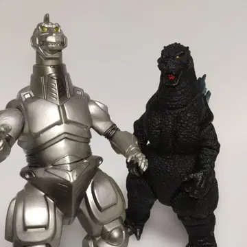 [ 고질라 ] 고질라 메카고질라 소프트 비닐 2체 세트