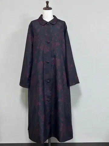 기모노 리메이크 순수 실크 두 종류의  리버서블 코트