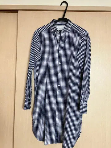 DELICIOUS 깅엄 체크 셔츠 원피스