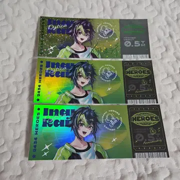 HEROES half Anniversary 티켓풍 카드 이나미 라이