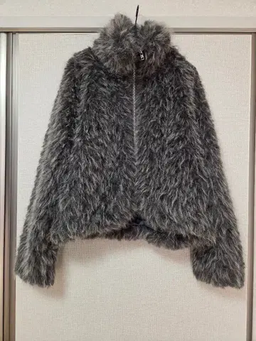 [ 택 포함 새상품 ] JEANASIS 지나시스 MIX 컬러 퍼 블루종