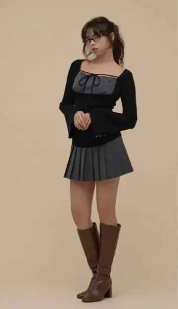 andmary Gisele knit set up S