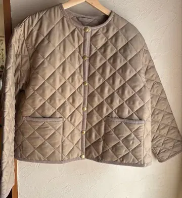 TraditionalARKLY 라인 퀼팅 자켓