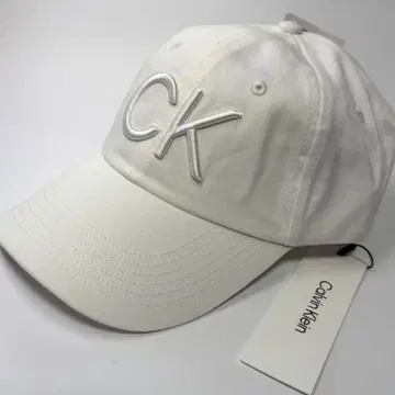 캘빈클라인 캡 모자 CK 로고 남성용 여성용 화이트