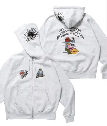 [ BEN DAVIS ] SOUVENIR ZIP HOODIE