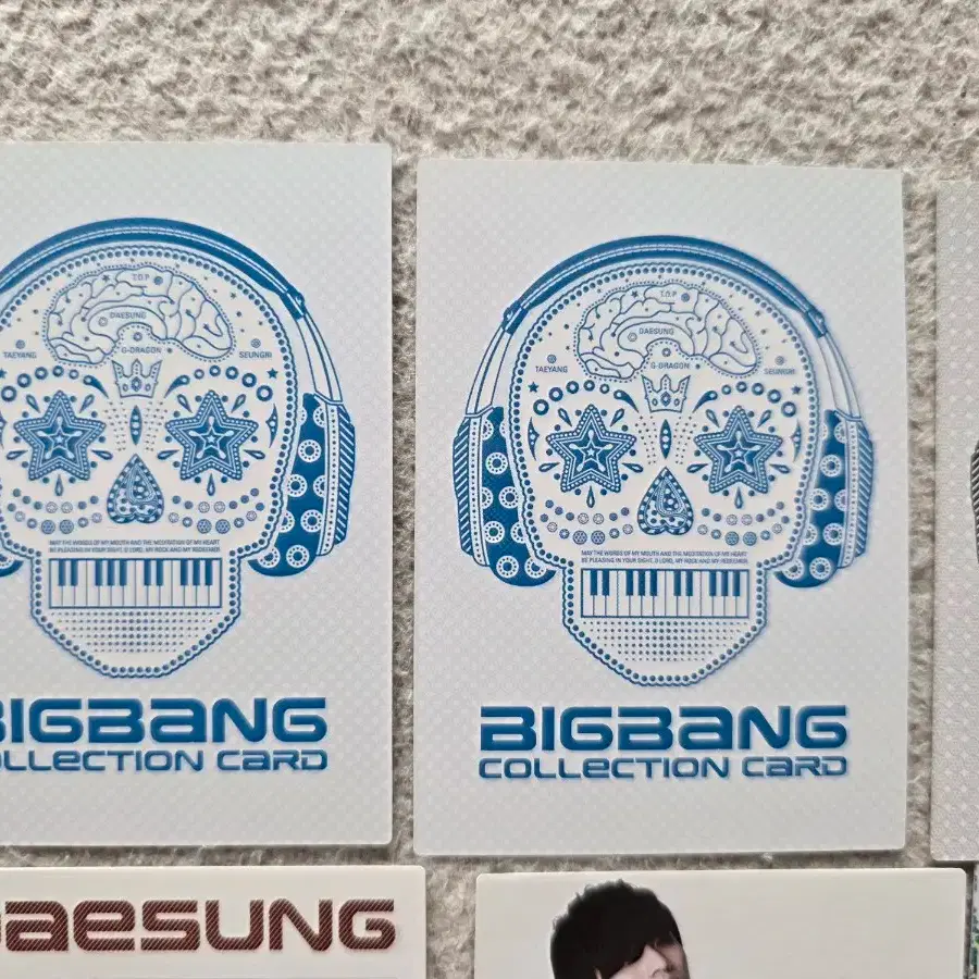 Bigbang limited edition star collection card Daesung Taeyang poca
