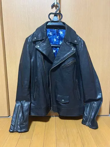 ROSE BUD COUPLES 시어링 더블 라이더 재킷