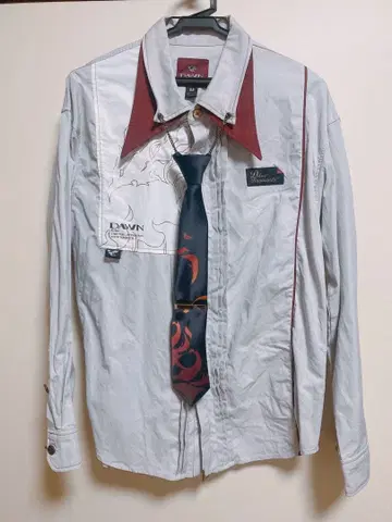 셔츠 딜루크 캐릭터 이미지 시리즈 라이트 그레이 M 사이즈 [원신]