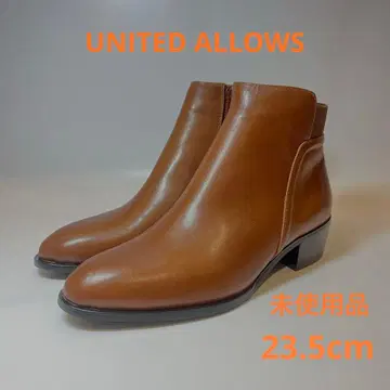 [ 최대 가격 인하 ] 브라운 가죽 숏부츠