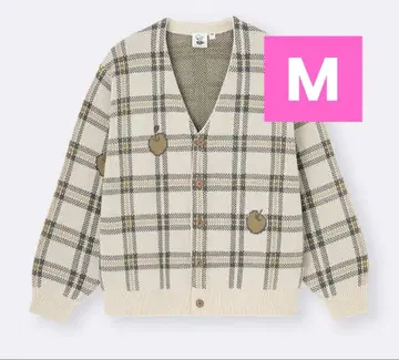 [ 새상품 미사용 ] GU V넥 가디건 Kirby M 커비