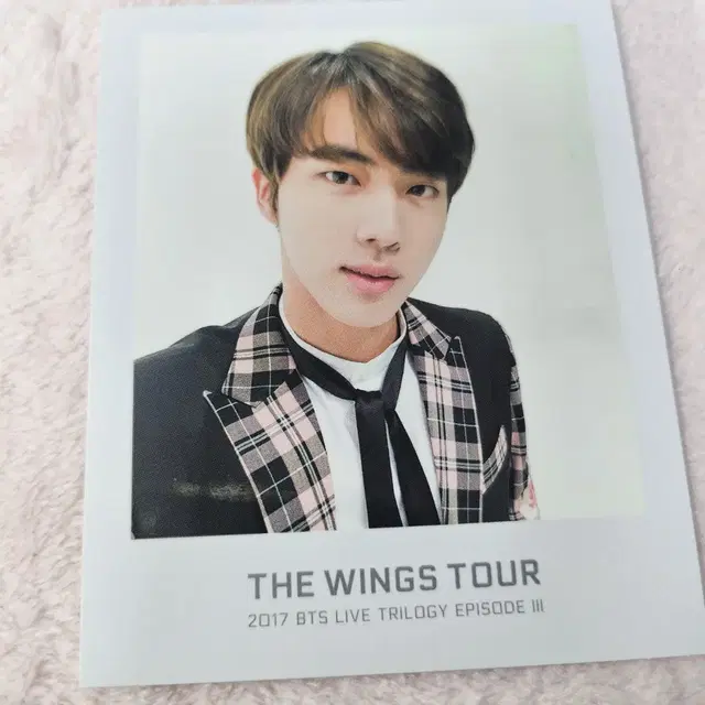 bts 방탄 윙즈 바인더 포카 석진