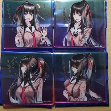 아마카노2 축중심파 트레이딩 아크릴 코스터 블랙 히메 유이토