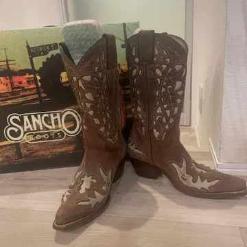 SANCHO 브라운 웨스턴 부츠