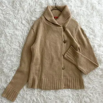 요크랜드 [ 사이즈 M ] 코튼 울 니트 자켓 가디건