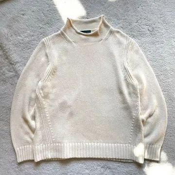 00s vintage J.CREW 롤넥 스웨터 코튼 니트