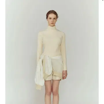 eaphi RANDOM RIB TURTLENECK KNIT