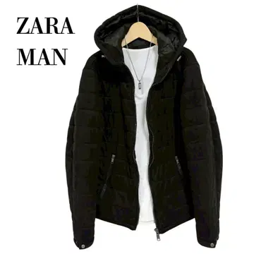 ZARA MAN 패딩 자켓 블랙 아우터 다운 자켓