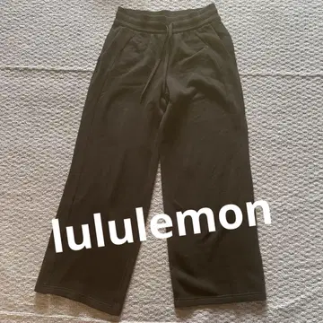 룰루레몬 스포츠 웨어 맨투맨 와이드 팬츠 M