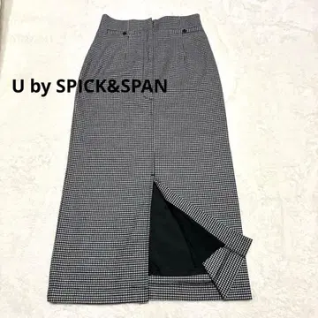 U by SPICK&SPAN 체크 롱 스커트 XS 사이즈