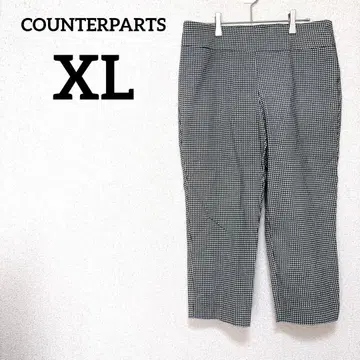 COUNTERPARTS [ 6P ] 하운드 투스 패턴 캐주얼 팬츠