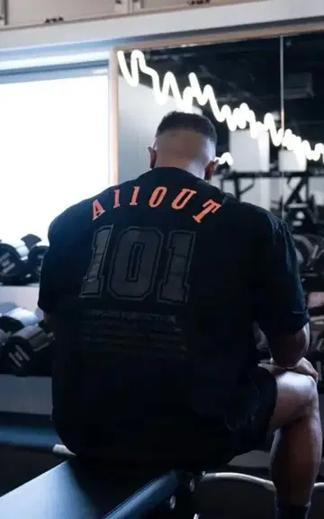 ALL OUT 베이스볼 셔츠