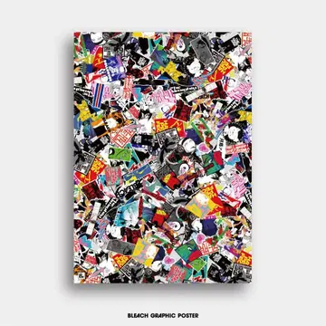 BLEACH 쿠보 타이토 klub outside 스티커 콜라주 포스터