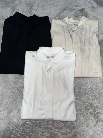 UNIQLO +J 수피마 코튼 긴팔 셔츠 3종 세트