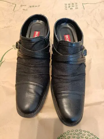 BOBSON 블랙 슬립온 S 사이즈