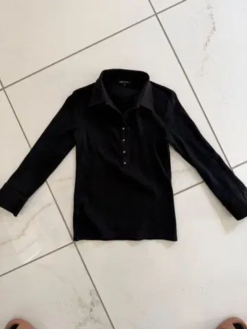23구 긴팔 셔츠 블랙