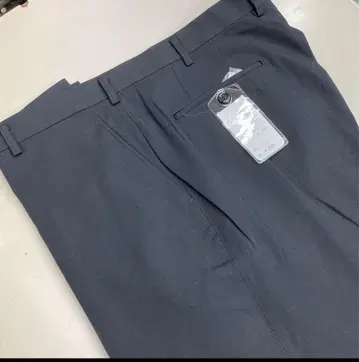 새상품 택 포함 특대형 빅사이즈 슬랙스 사이즈 97 블랙 울 100%