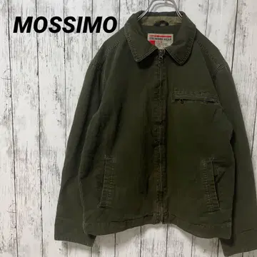 C2710 MOSSIMO 덕 워크 자켓 올리브 색상.