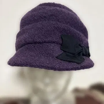 GDC CA4LA 퍼플 리본 니트 모자 새상품급