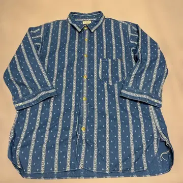 ANACHRONORM 긴팔 셔츠 인디고 로리안 (01)