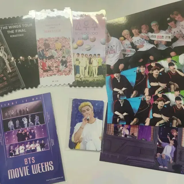 BTS movieweek 방탄 메가박스 무비위크 티켓 엽서 포카 슬로건