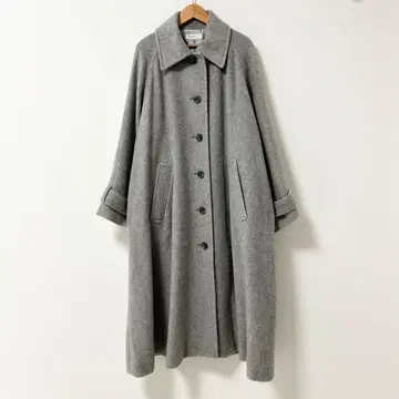 북유럽, 가볍게 흔들리는 울 롱 코트 웜 그레이 M