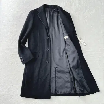 [ 미사용 택 포함 ] 더반 DURBAN 체스터 코트 블랙 울