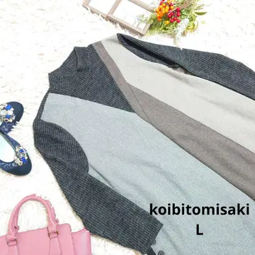 새상품급 koibitomisaki 원피스 ( L상당 ) 멀티 컬러/V넥