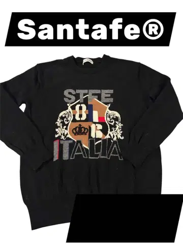 산타페 블랙 니트 스웨터