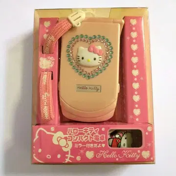 헬로키티 휴대폰형 컴팩트 계산기 헤이세이 레트로 미개봉