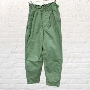 11269 GAP 갭 코튼 팬츠 테이퍼드 팬츠 XS 카키 구제 의류